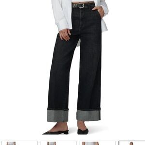 Joe’s Jeans the trixie trouser wide leg with cuff. NWT